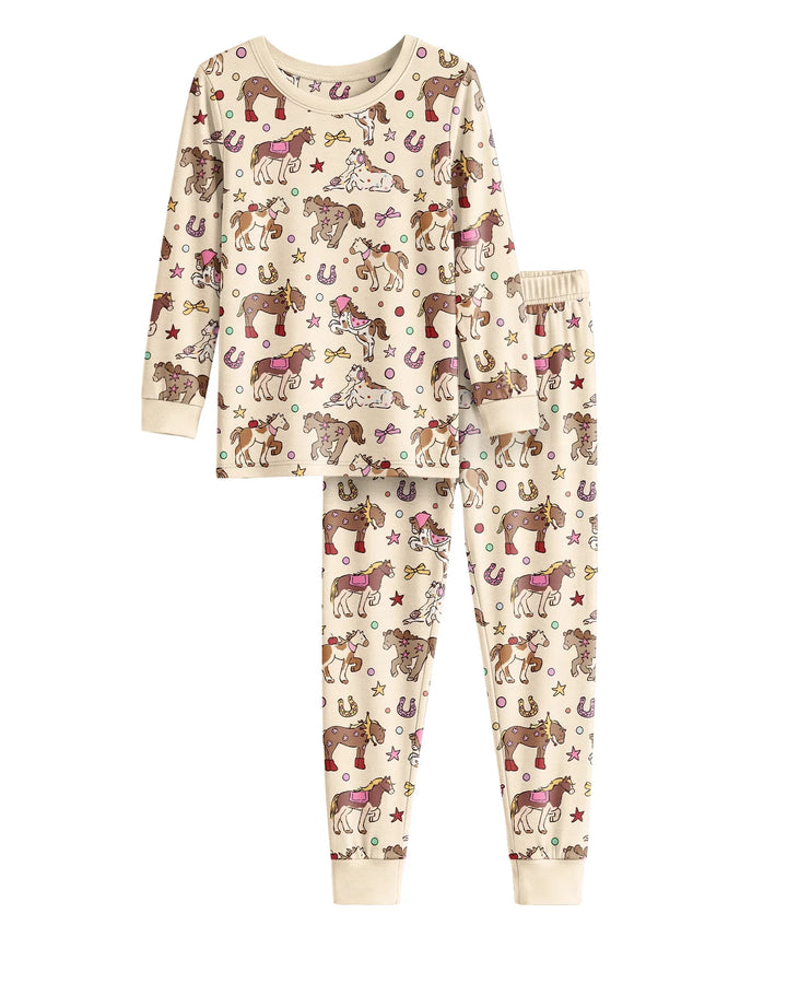 Lil' Buckaroo Bamboo Two Piece Long Sleeve Pajama Set