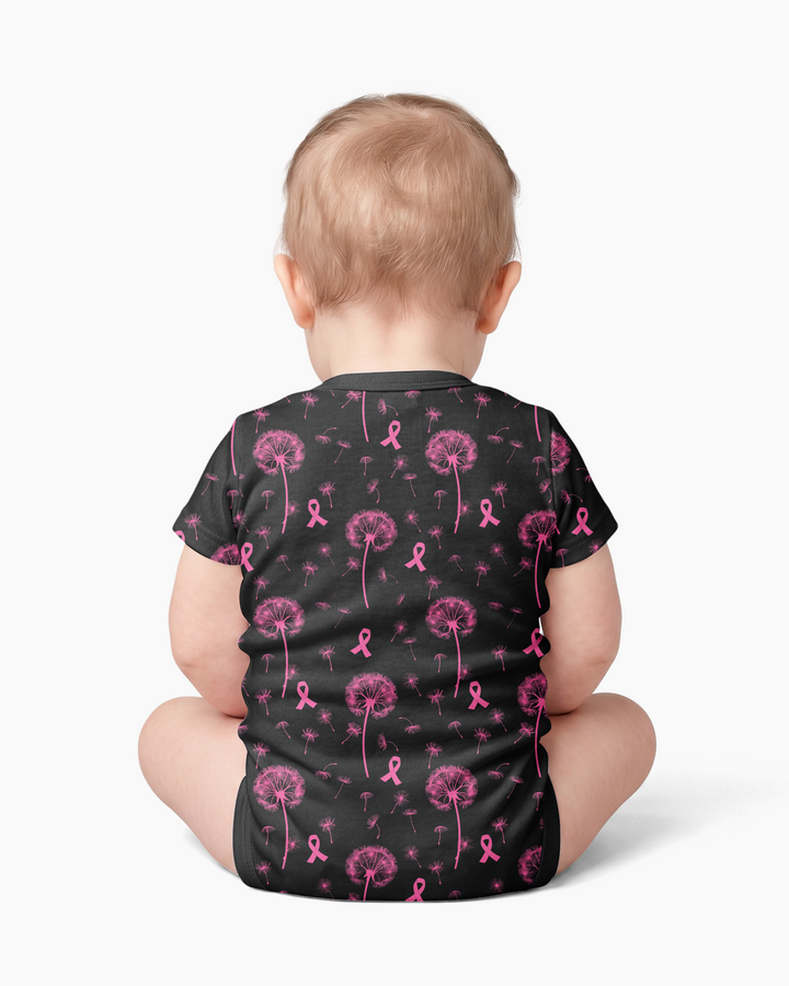 Dandelion Pink For Dad Bamboo Bodysuit