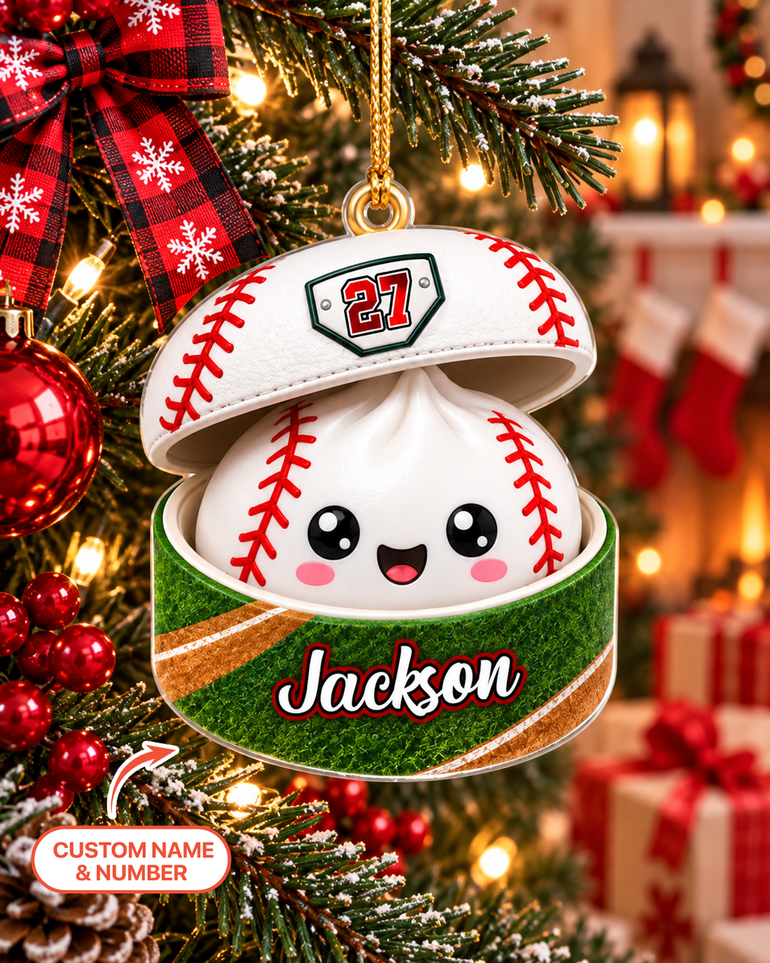 Sports Dumpling Acrylic Ornament