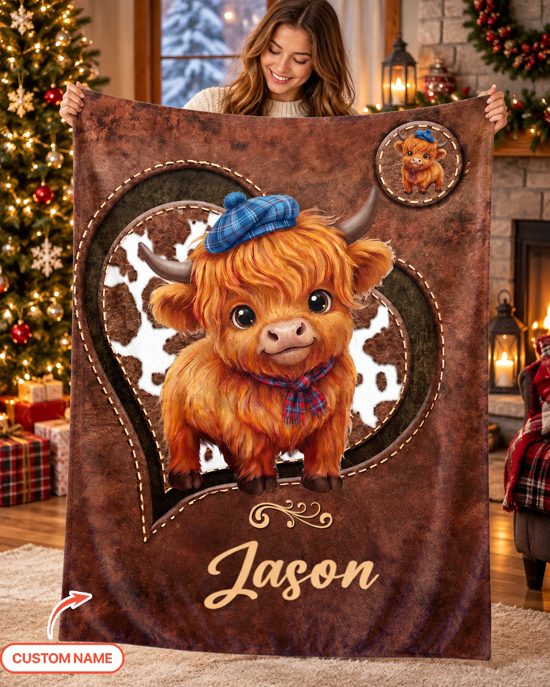 Little Moo Cuddles Bamboo Blanket