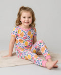 Fruitie Cuties Family Matching Bamboo Two Piece Short Sleeve Pajama Set