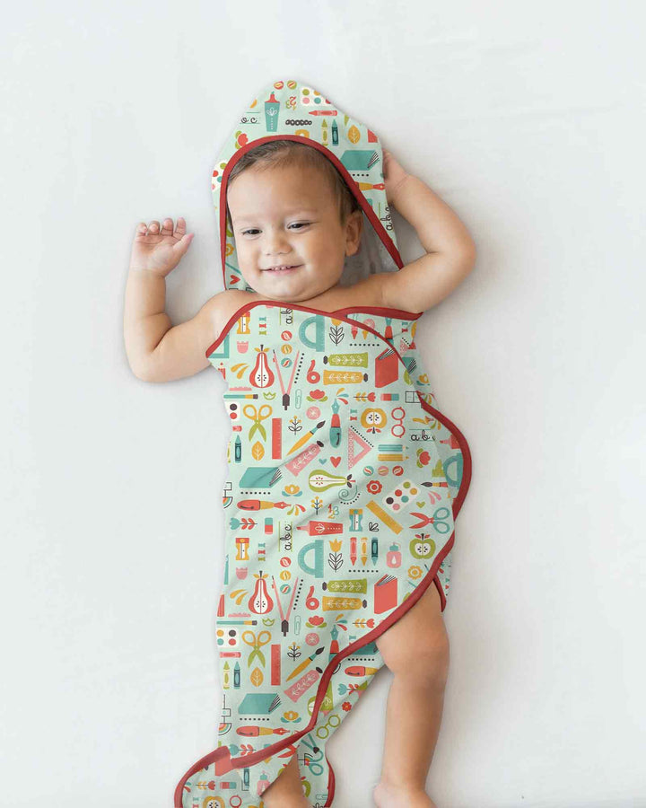 Creative Classroom Hooded Bamboo Towel Set