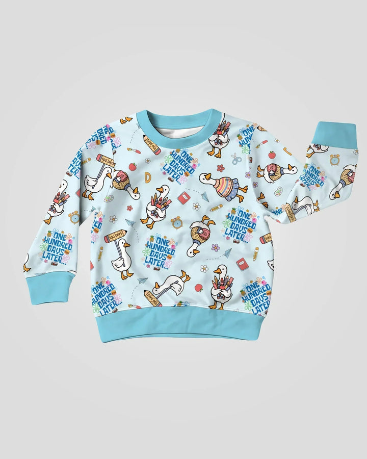 One Hundred Days Later Silly Goose Bamboo Crewneck Sweatshirt