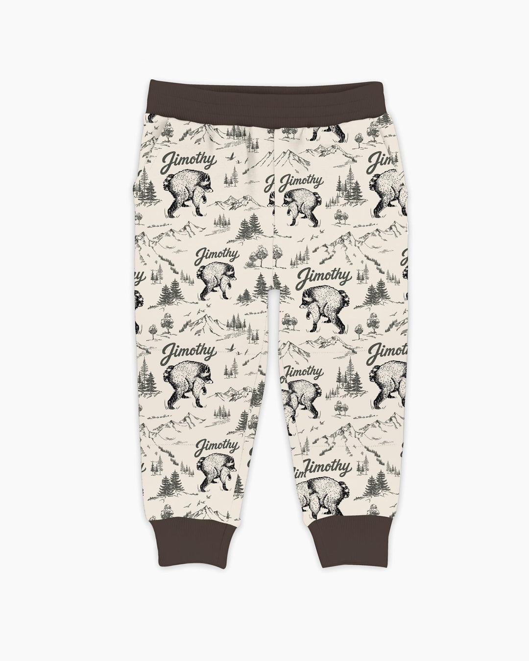 Vintage Jimothy Racoon Family Matching Bamboo Jogger