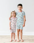 Easter Silly Goose Bamboo Two Piece Short Sleeve Shorts Pajama Set