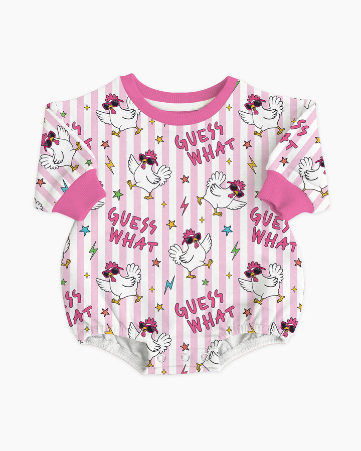 Guess What Chicken Butt! Bamboo Bubble Romper