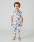 Toile Cats Bamboo Two Piece Short Sleeve Pajama Set
