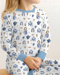 Little Ave Maria Bamboo Two Piece Long Sleeve Pajama Set