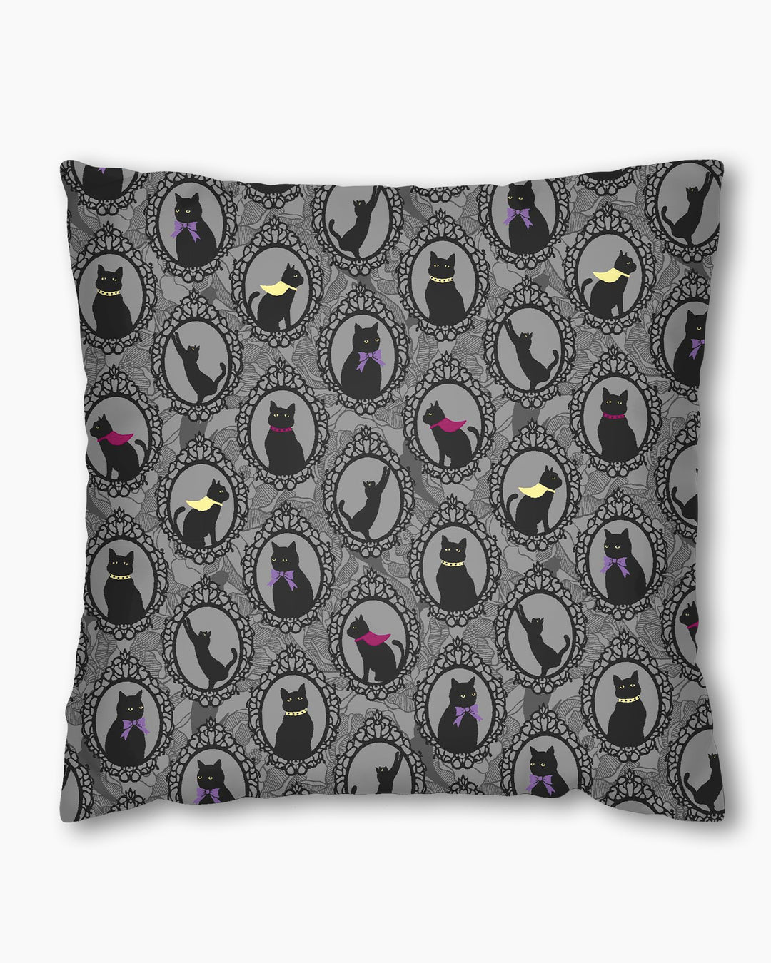 Midnight Cat Parade Bamboo Pillow Case