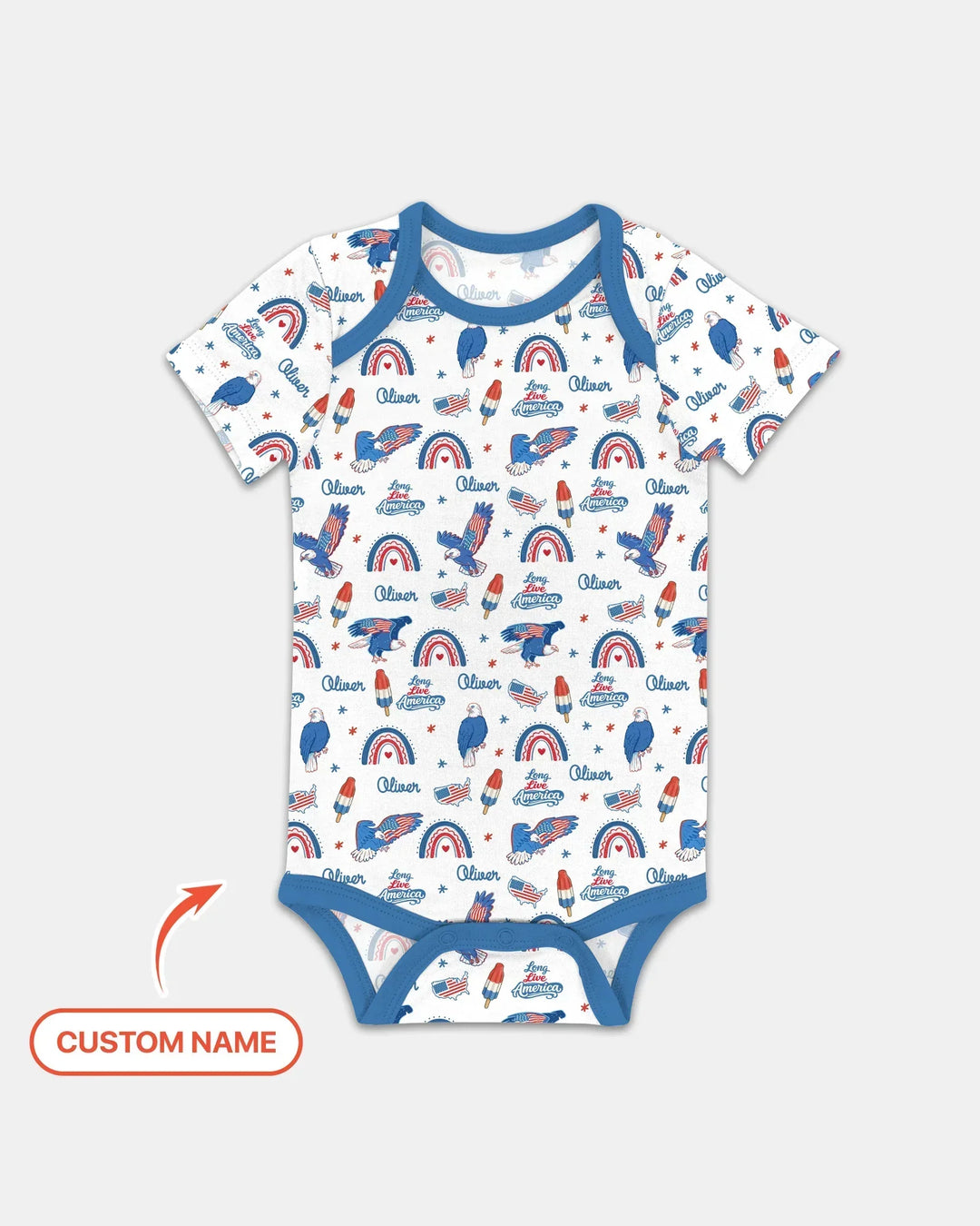Long Live America Bamboo Bodysuit