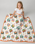 Stay Wild Flower Child Bamboo Blanket