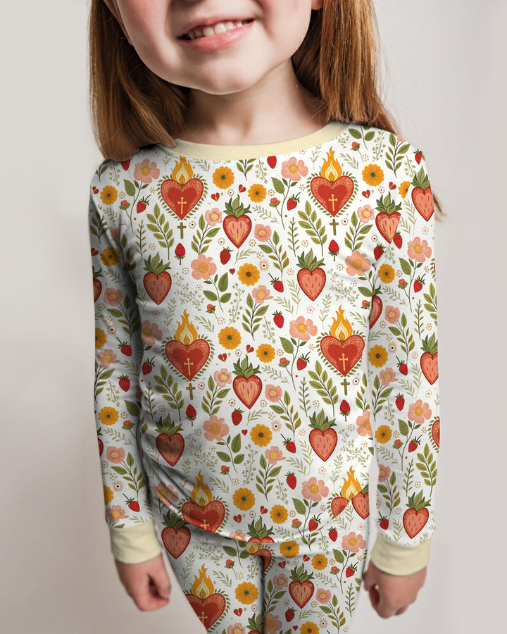 Sacred Blooms Bamboo Two Piece Long Sleeve Pajama Set