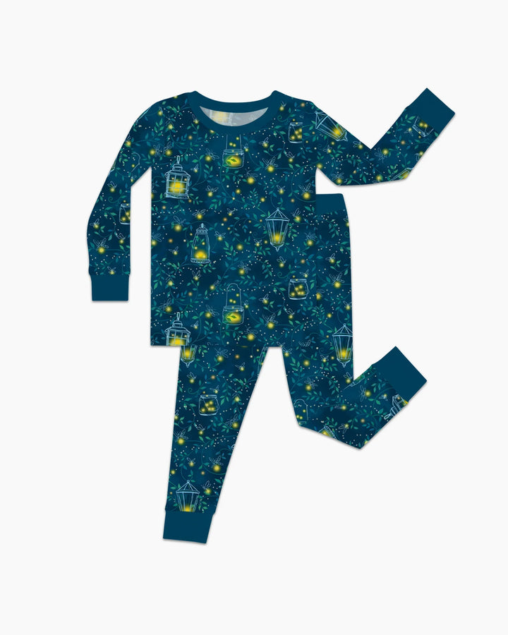 Firefly Evening Forest Bamboo Two Piece Long Sleeve Pajama Set