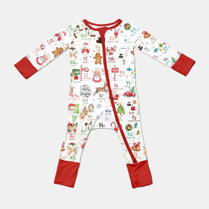 Christmas Alphabet Bamboo Convertible Zippy