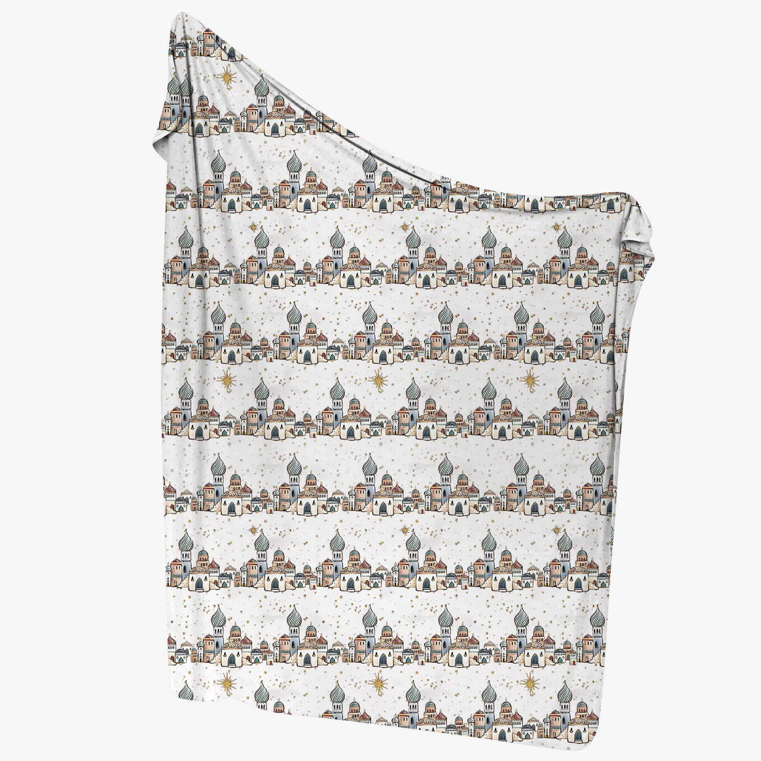 O Little Town of Bethlehem Bamboo Swaddle Blanket