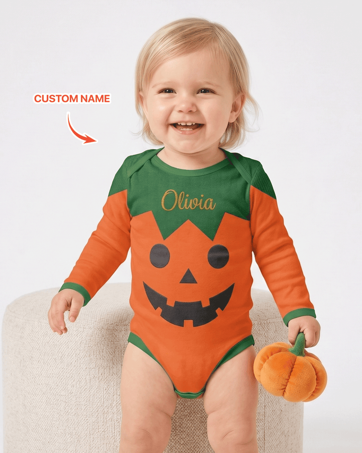 My Little Pumpkin Bamboo Bodysuit