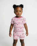 Educated Motivated Elevated Melanated Bamboo Two Piece Short Sleeve Shorts Pajama Set