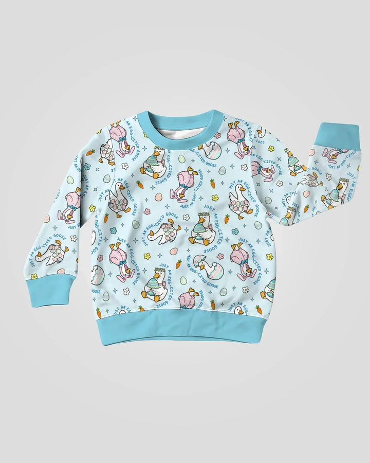Easter Silly Goose Bamboo Crewneck Sweatshirt