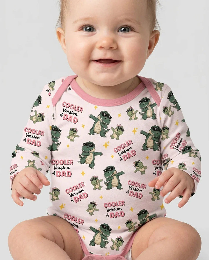 Cool Dino Daddy & Me Matching Bamboo Bodysuit