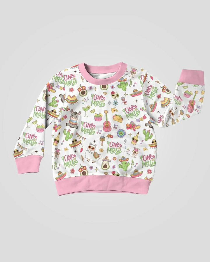 Cinco de Mayo Fiesta Bamboo Crewneck Sweatshirt
