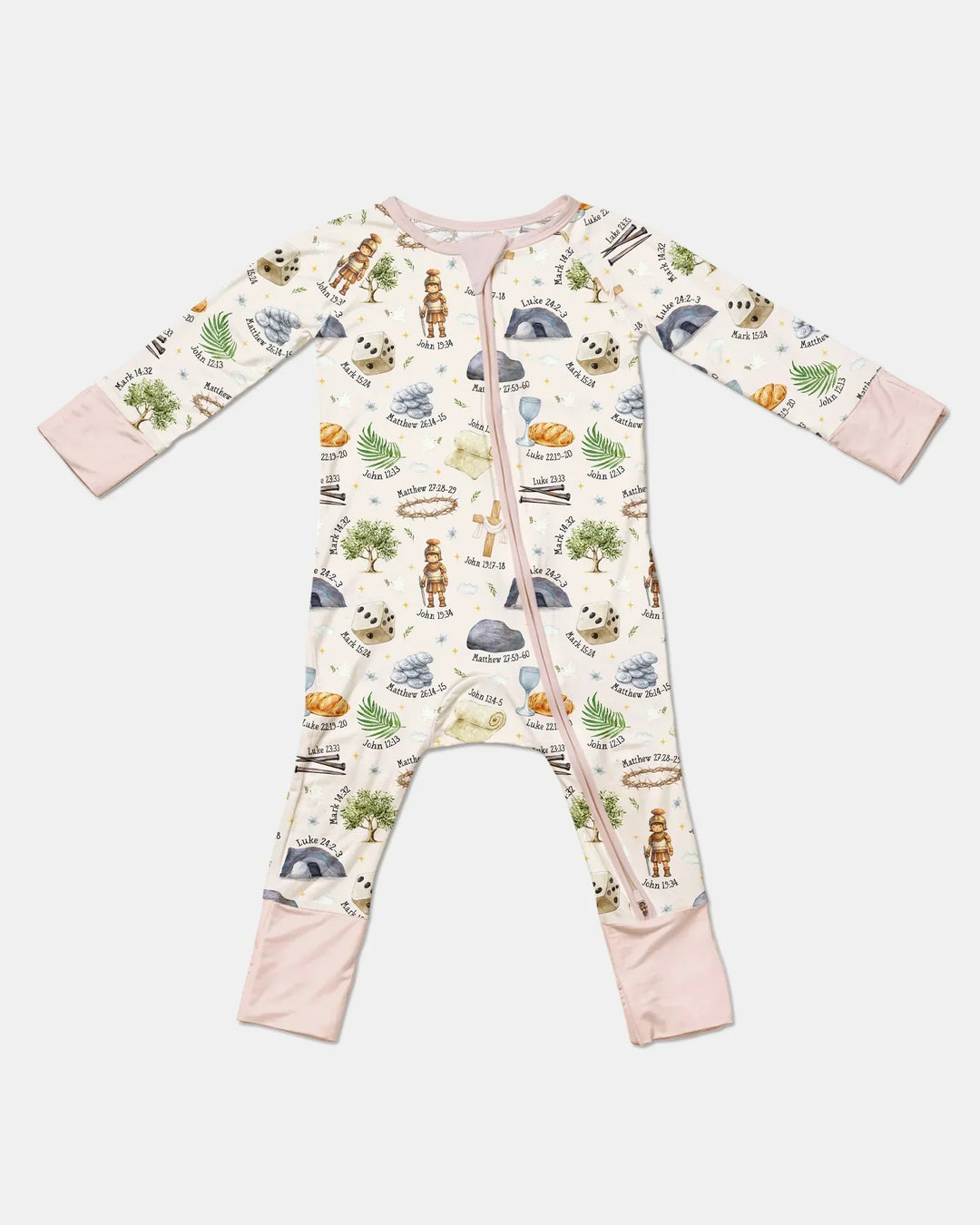 He Is Risen Family Matching Bamboo Convertible Zippy