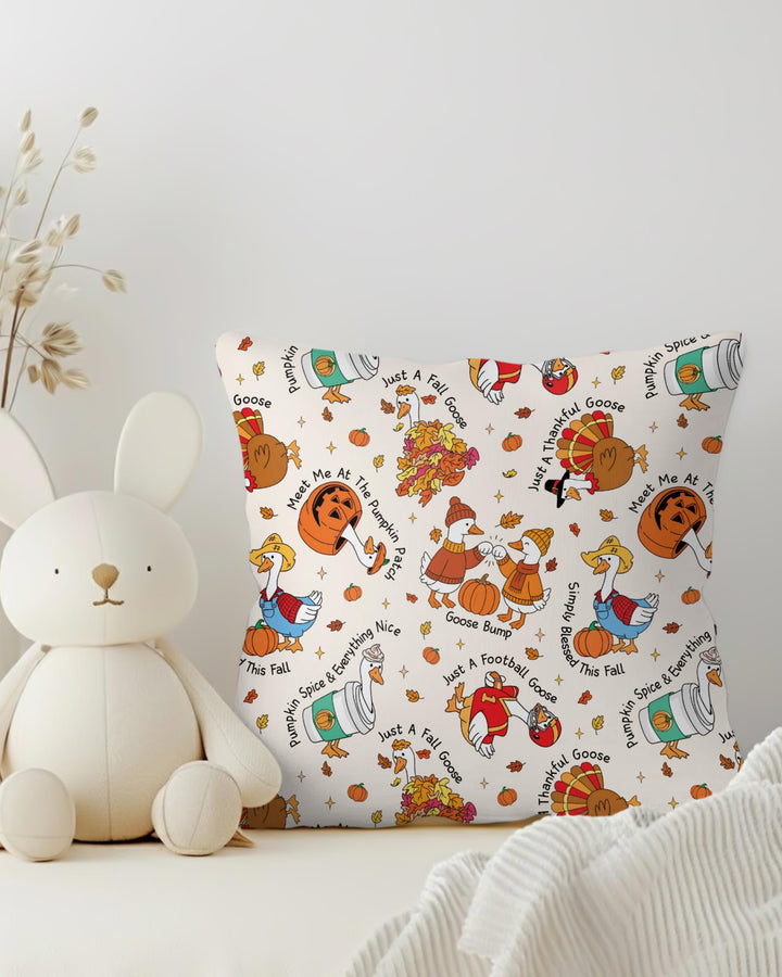 Just A Fall Goose Family Matching Bamboo Pillow Case