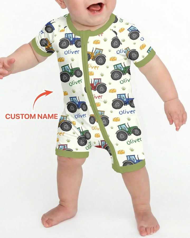 Custom Name A Little Dirt Never Hurt Bamboo Shorty Zippy