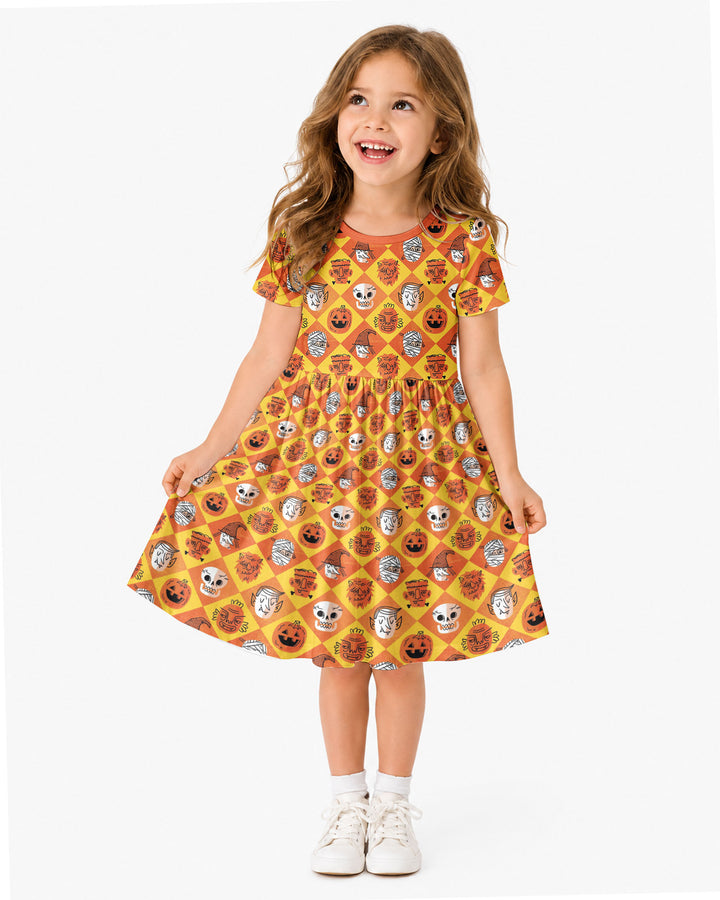 Monster Mix Bamboo Twirl Dress