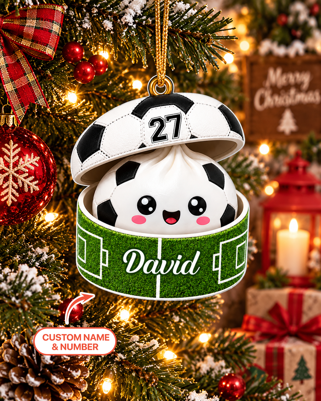 Sports Dumpling Acrylic Ornament