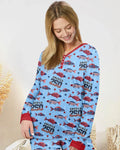 Stars and Stripes Fish Bamboo Women Pajama Set