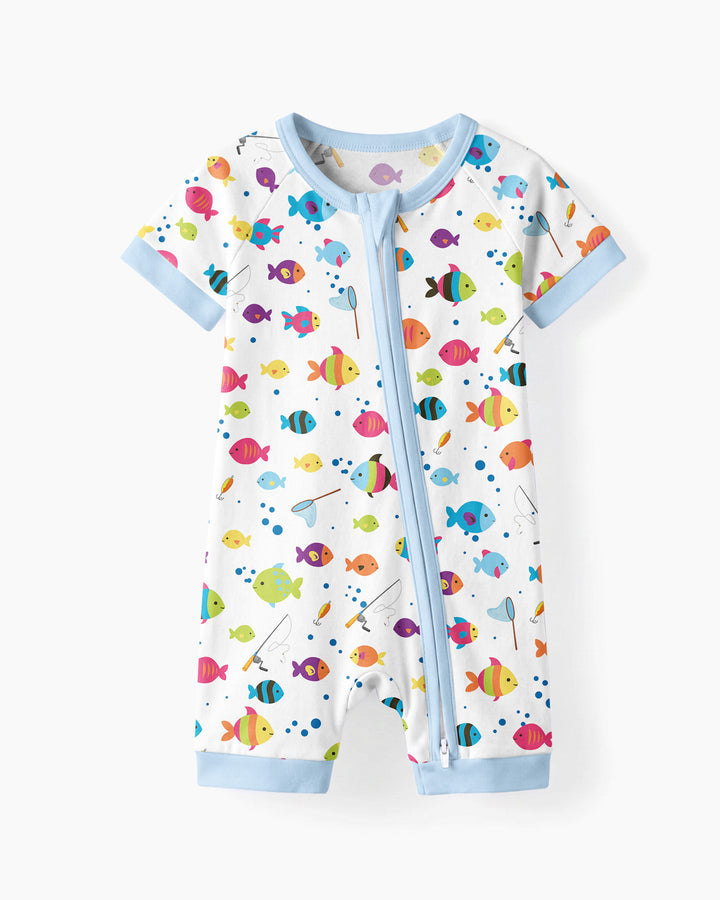 Little Fisher’s Adventure Bamboo Shorty Zippy