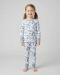 Toile Cats Bamboo Two Piece Long Sleeve Pajama Set