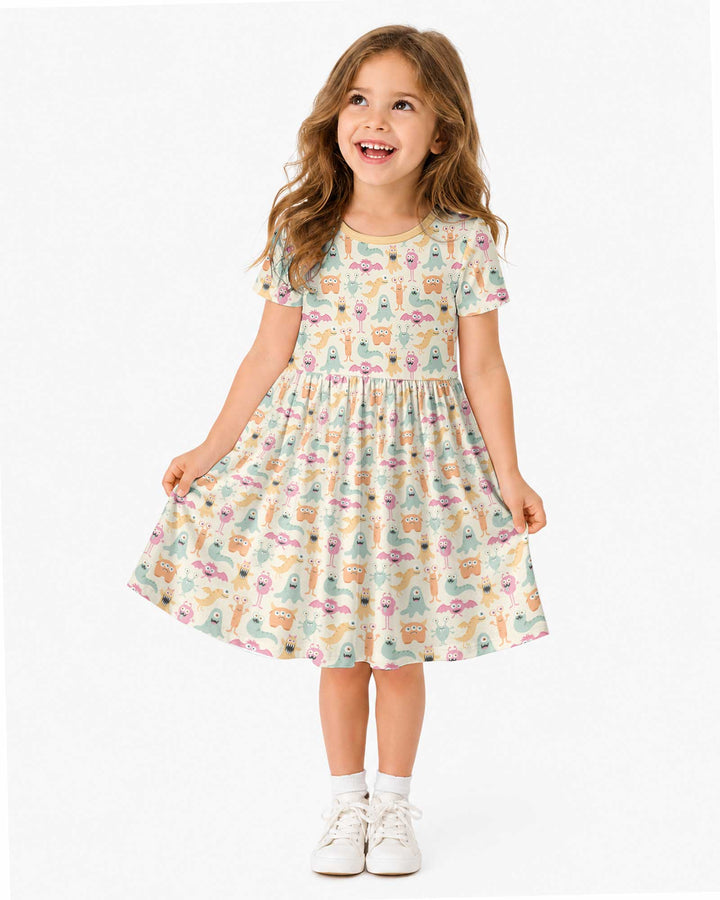 Monster Boo Bash Bamboo Twirl Dress
