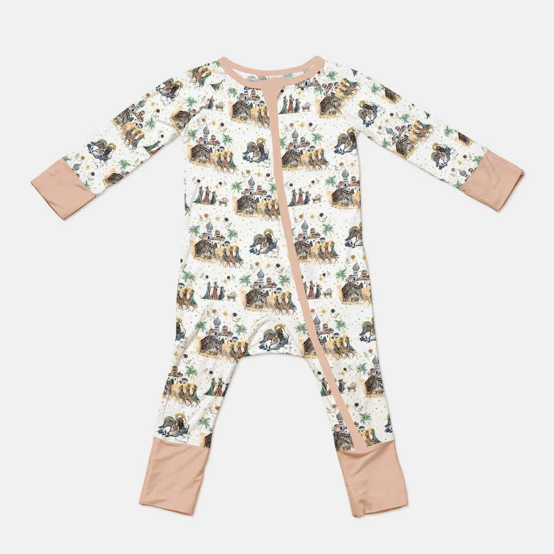 Nativity Christmas Family Matching Family Bamboo Convertible Zippy