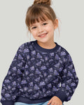 Very Peri Moths Bamboo Crewneck Sweatshirt