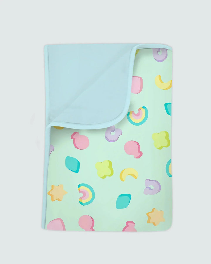 Pastel Lucky Charms Scatter Bamboo Blanket