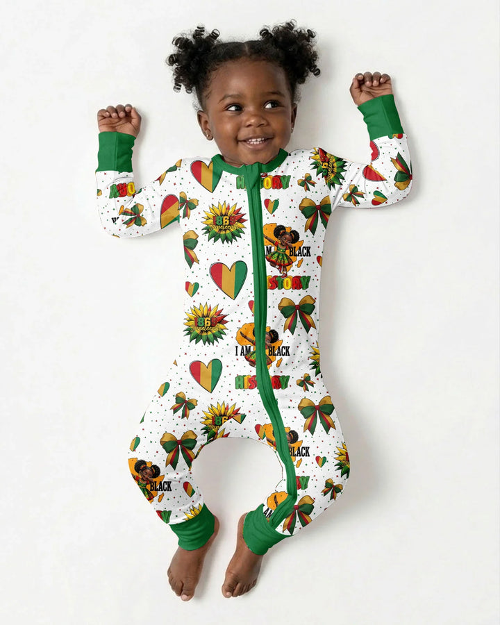 Juneteenth Girl I Am Black History Bamboo Convertible Zippy