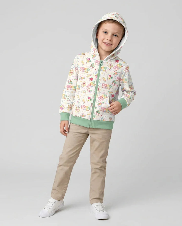 Play and Learn Bamboo Zip Hoodie