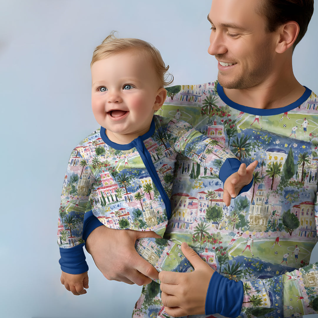 Soccer Tour 2026 Bamboo Men's Pajama Set