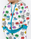 All Pieces Belong Bamboo Zip Hoodie
