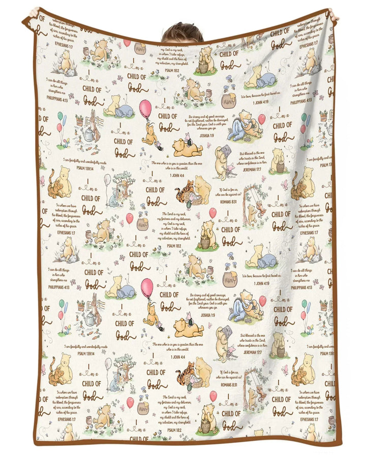 Child of God Whimsy Woodland Bamboo Blanket