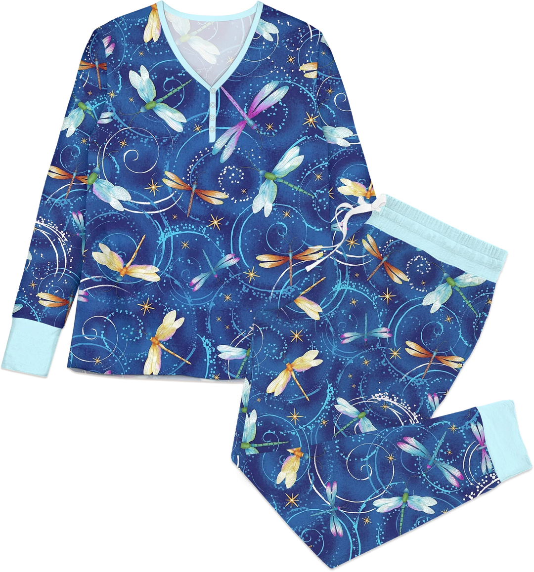 Moonlit Wings Bamboo Women Pajama Set