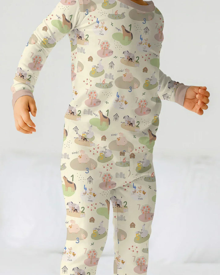 Farm Animal Counting Bamboo Convertible Zippy