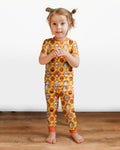 Monster Mix Bamboo Two Piece Short Sleeve Pajama Set