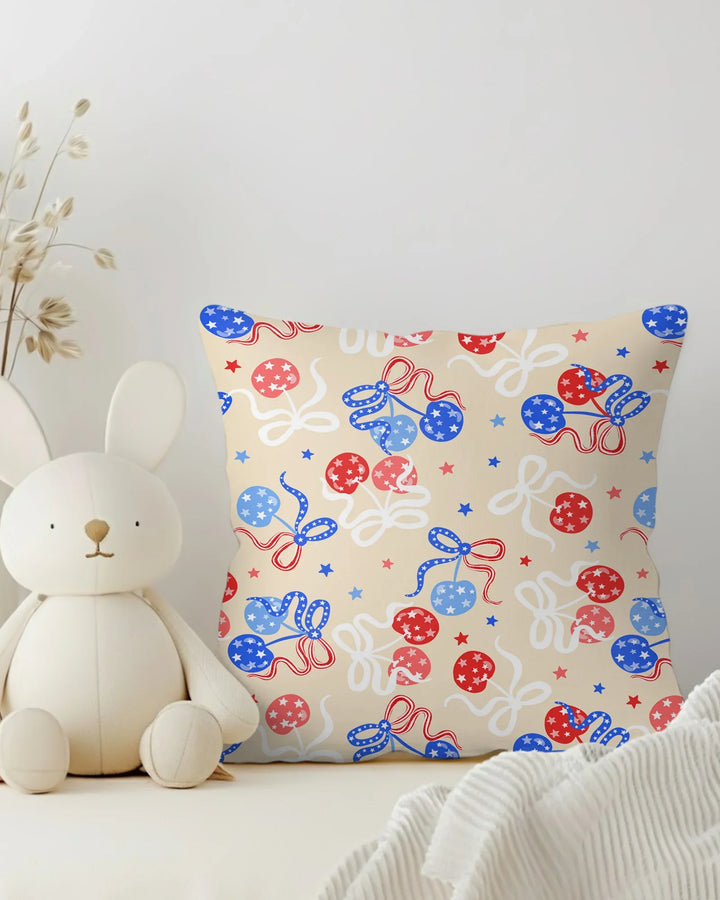 Cherry America 4th of July Bamboo Pillow Case