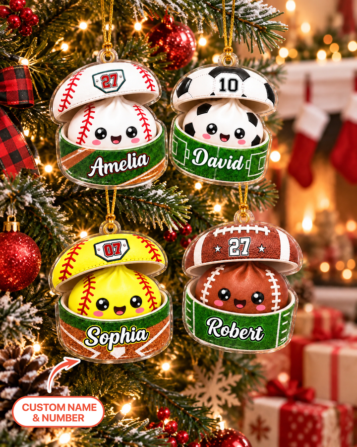 Sports Dumpling Acrylic Ornament