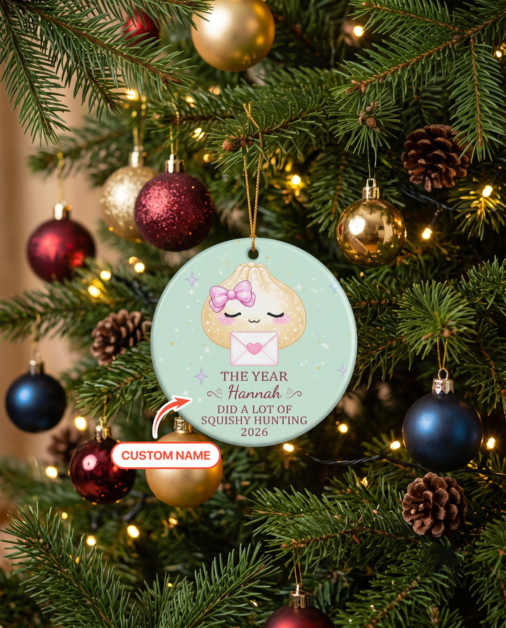 Cute Dumpling Baby Ceramic Ornament