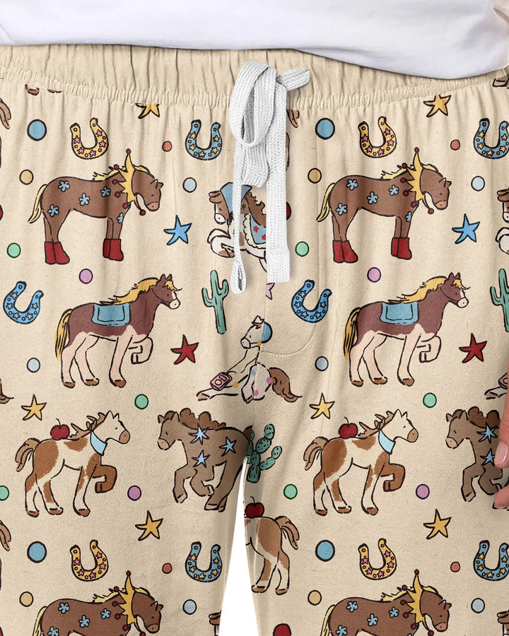 Lil' Buckaroo Bamboo Men Short Sleeve Short Pajama Set