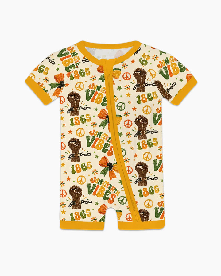 Juneteenth Vibes Vintage Bamboo Shorty Zippy