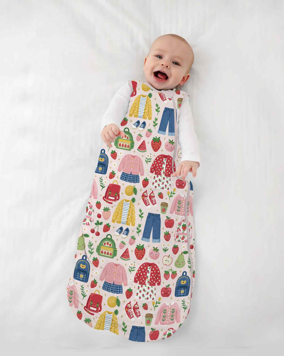 Strawberry School Style Bamboo Sleep Bag